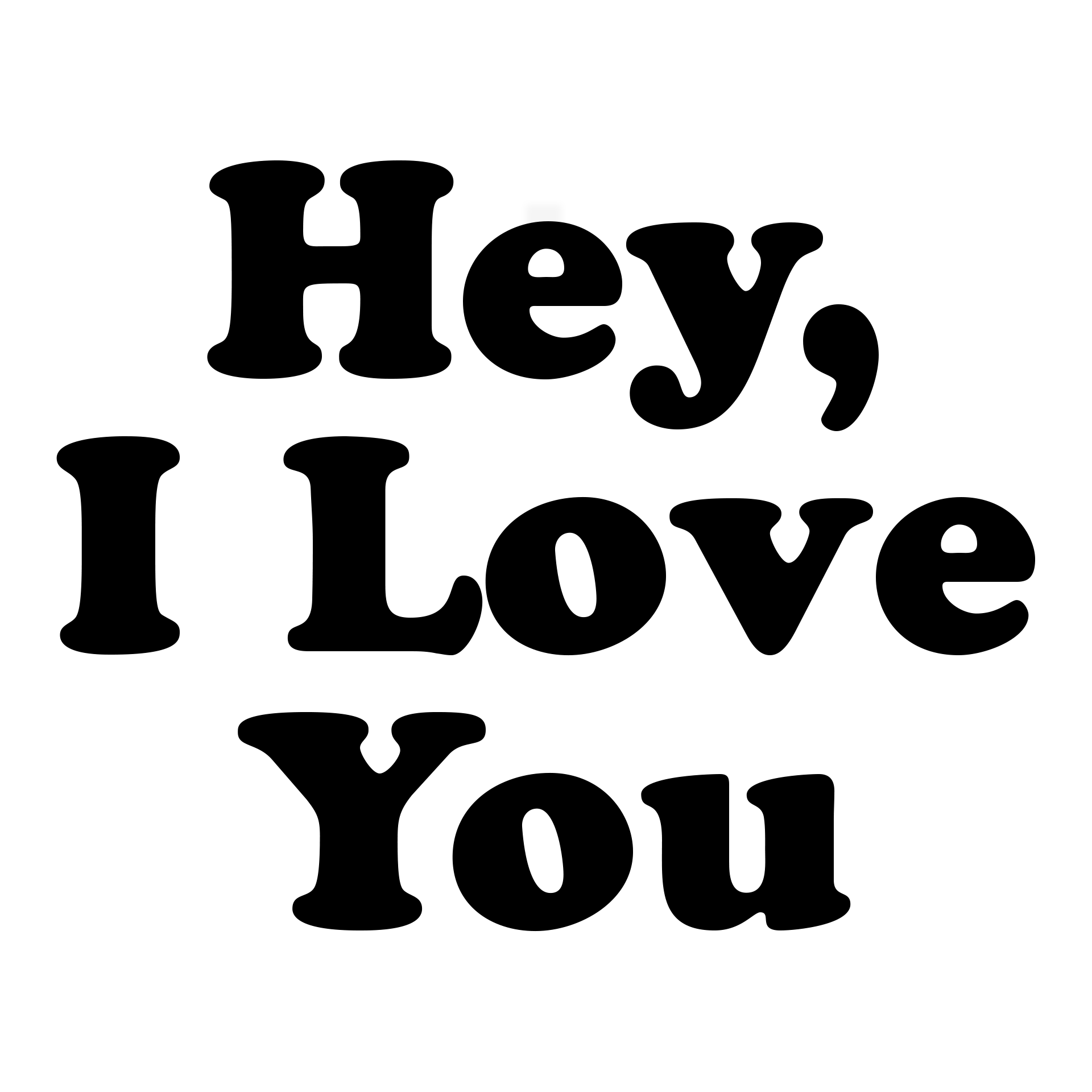 Hey, I Love You! Shop